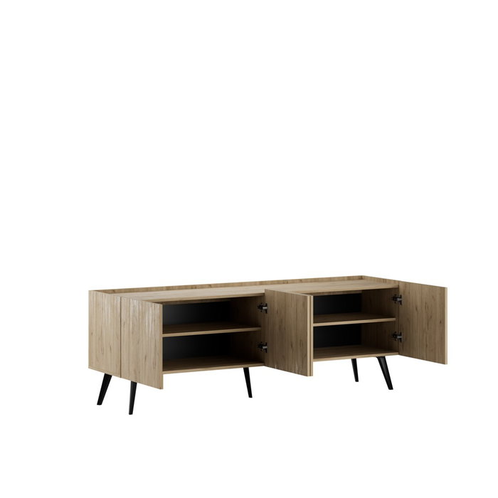 Hanah Home Tvc-740-Ff-1 Soporte de TV de Roble Hanah Home Tvc-740-Ff-1 Soporte de TV de Roble
